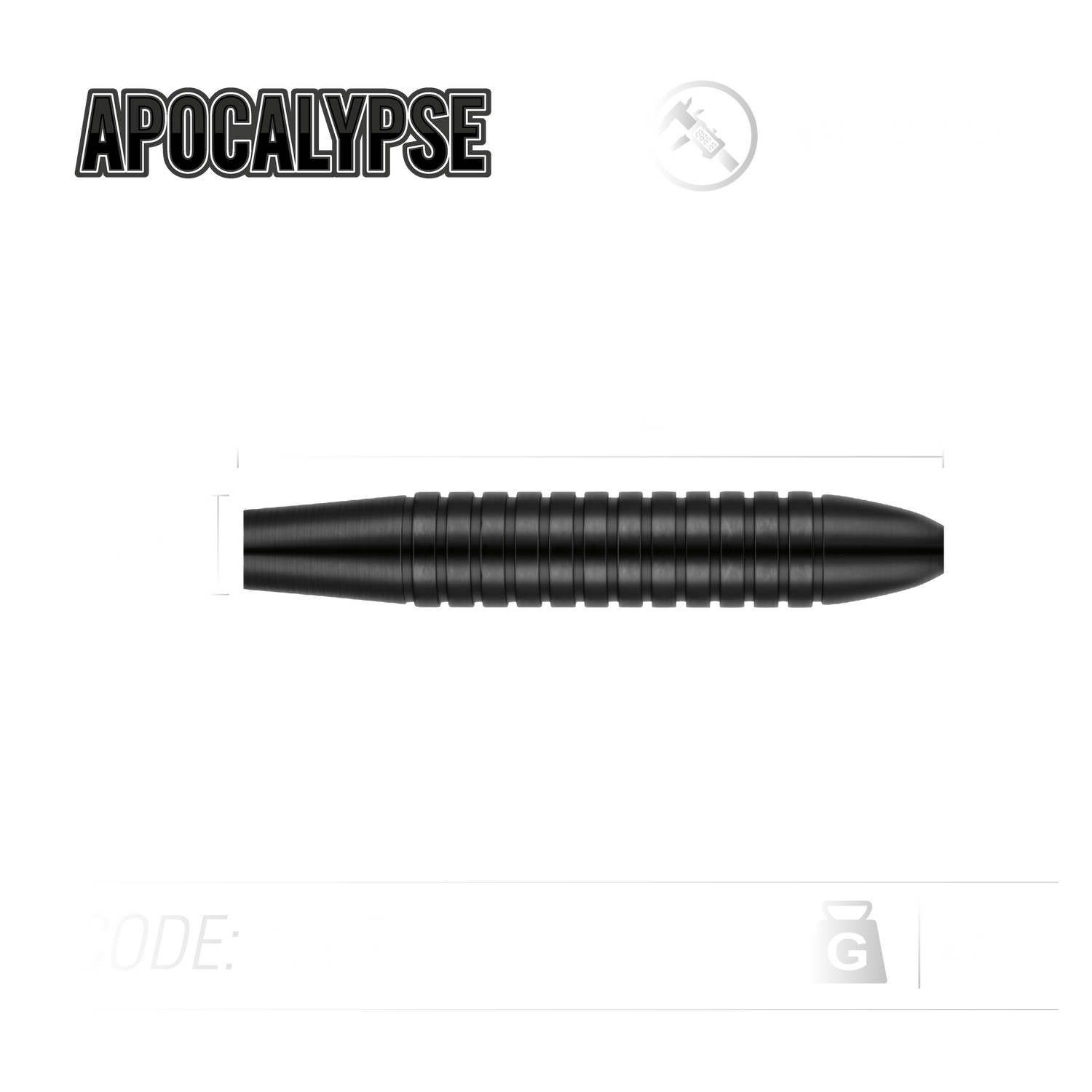 Winmau Apocalypse 24g Darts tikat