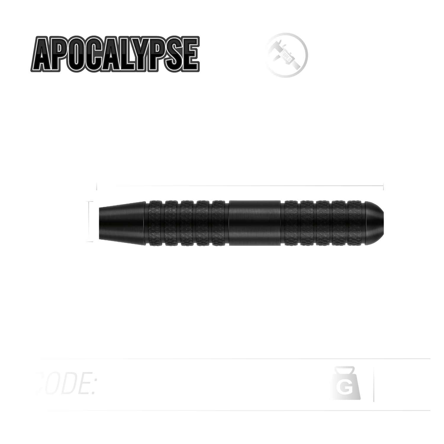 Winmau Apocalypse 25g Darts tikat