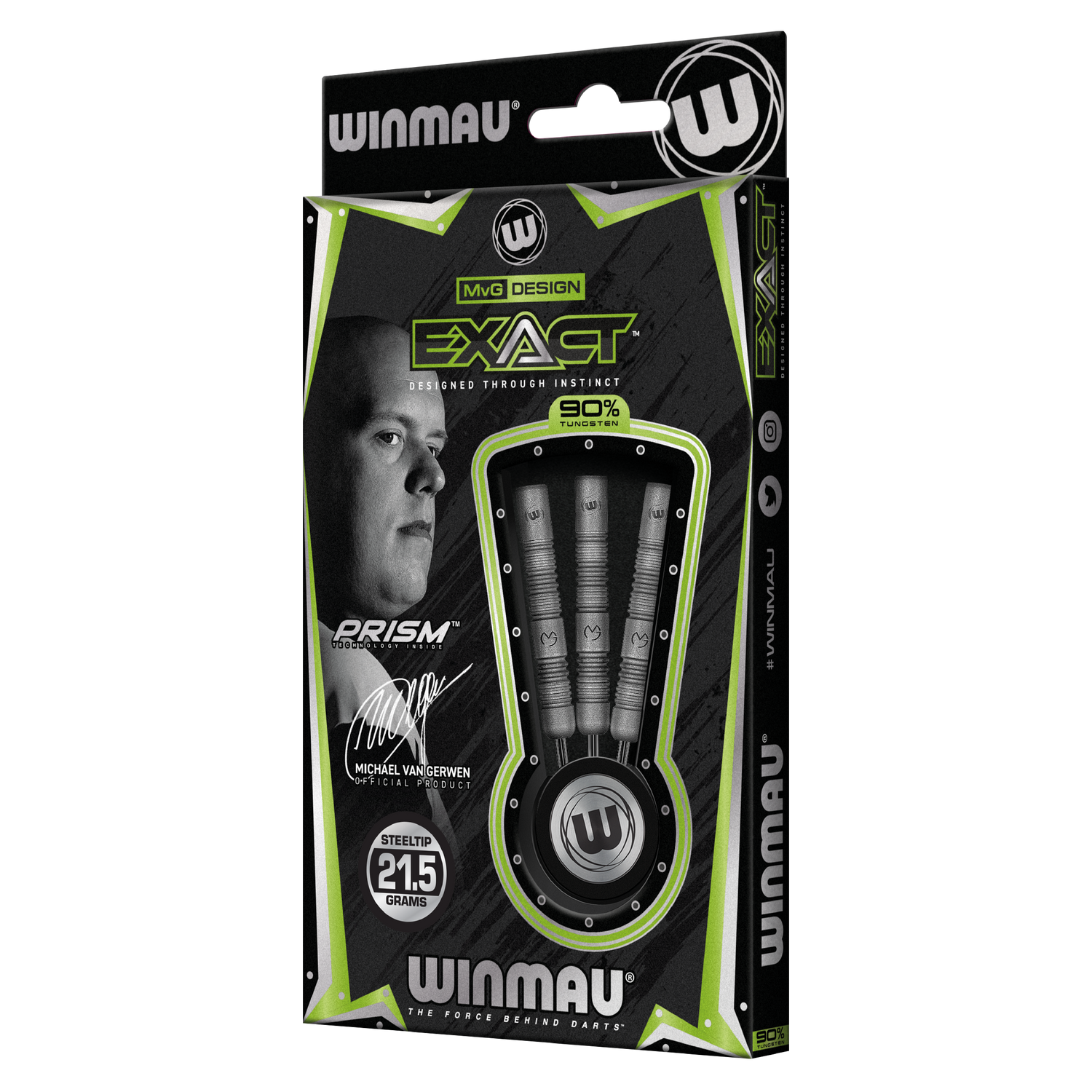 Winmau MvG Exact 21.5g 90% Tungsten