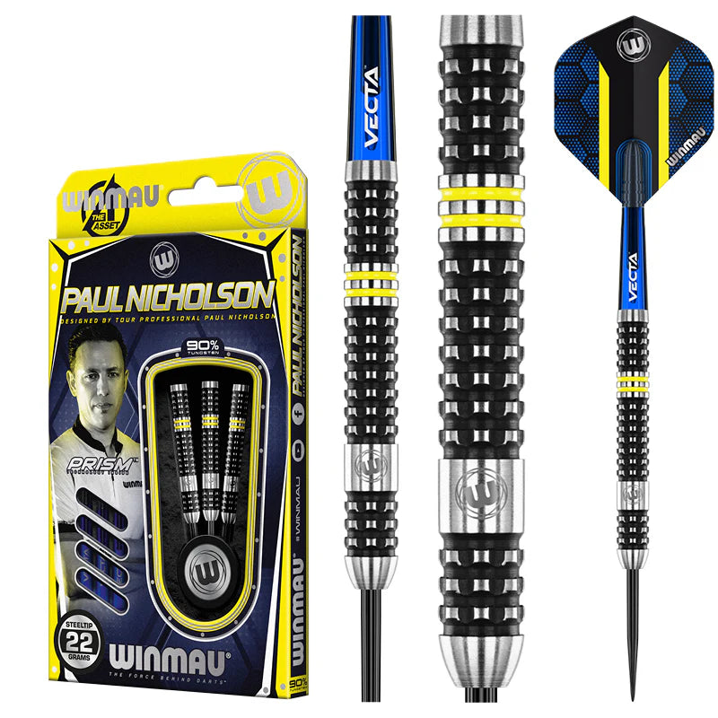 Winmau Paul Nicholson 22g 90% tungsten