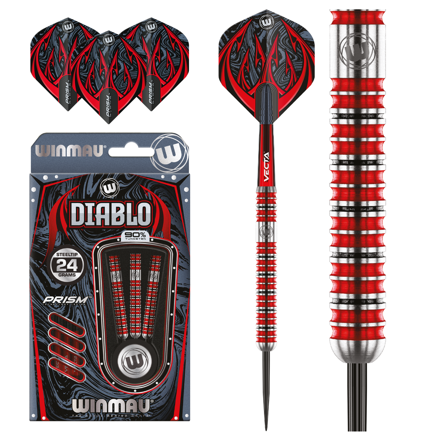 Winmau Diablo 24g 90% Tungsten