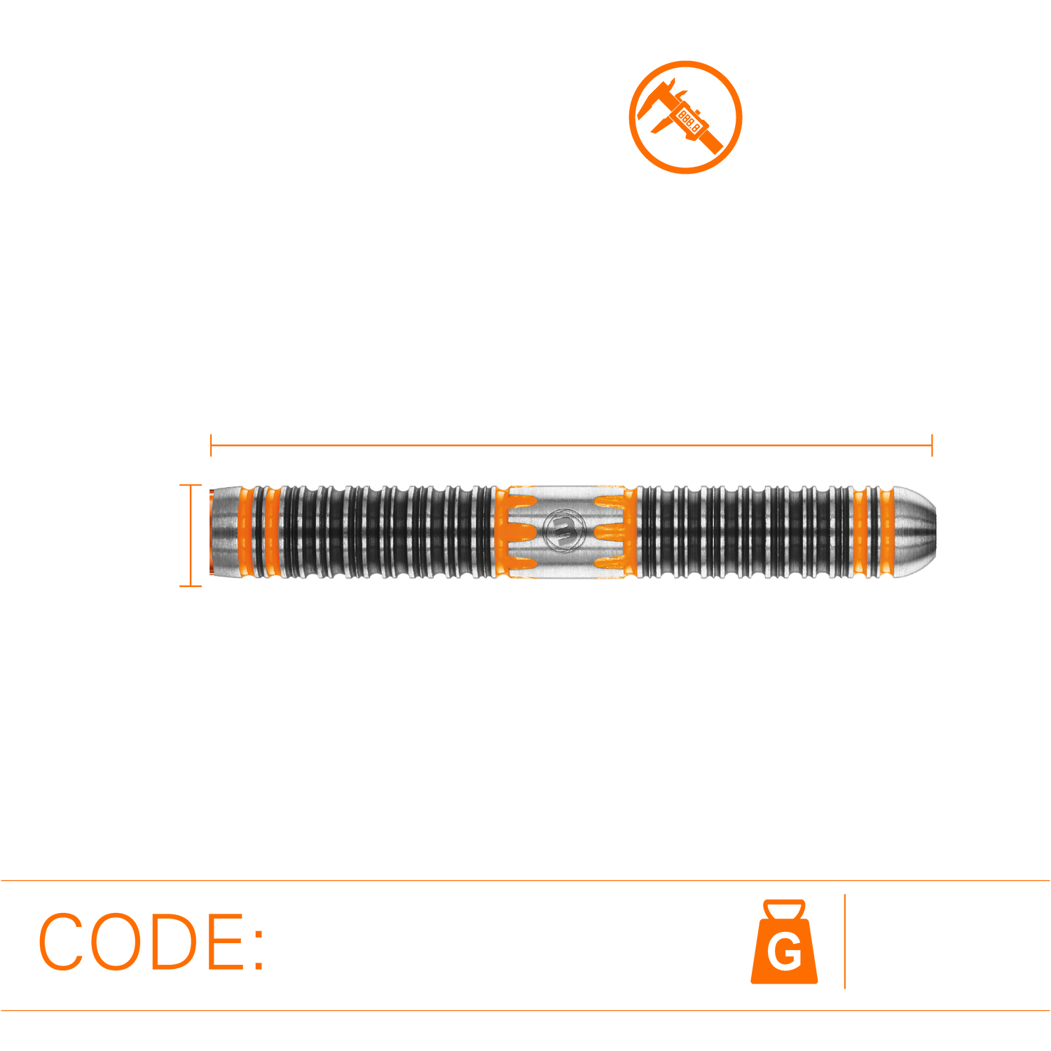 Winmau Nitin Kumar 23g 90% Tungsten