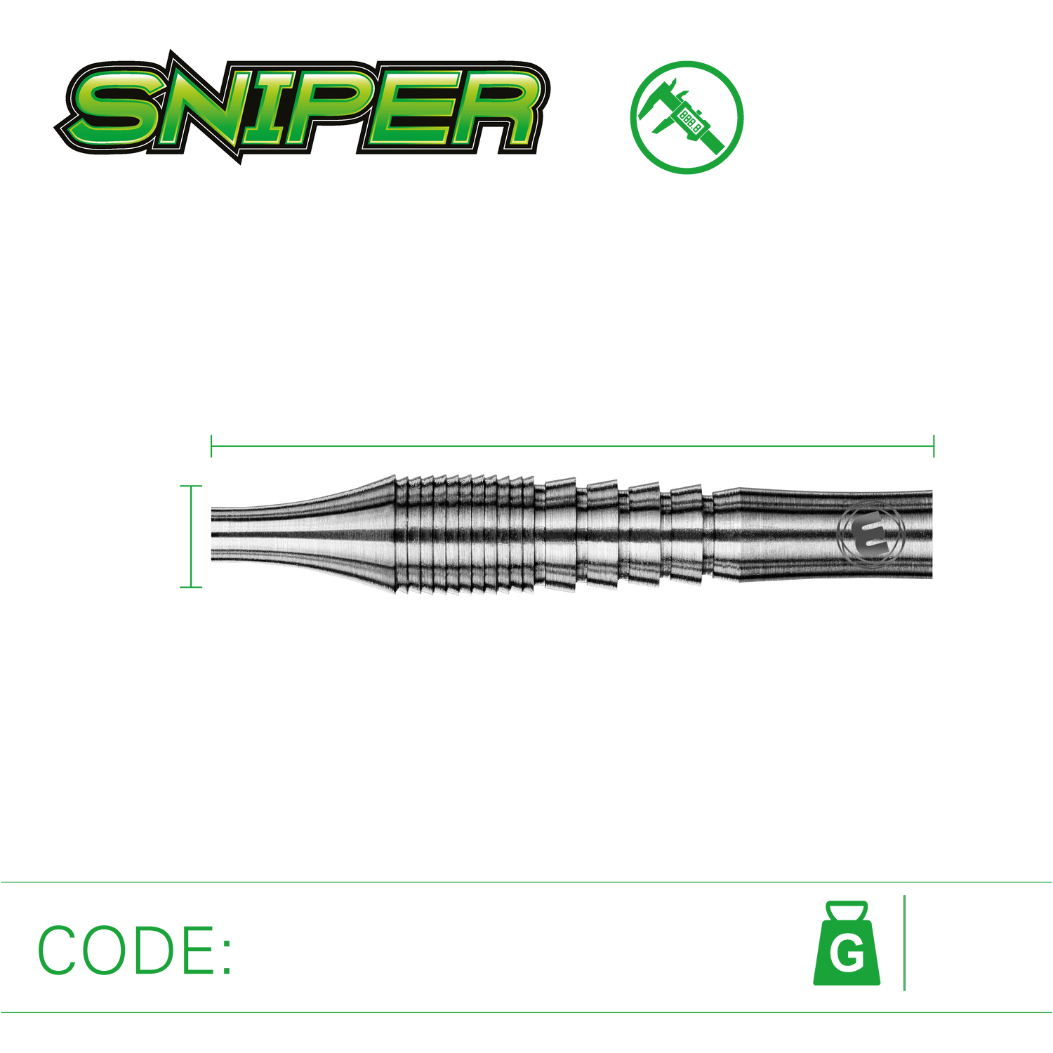 Winmau Sniper 23g 90% tungsten