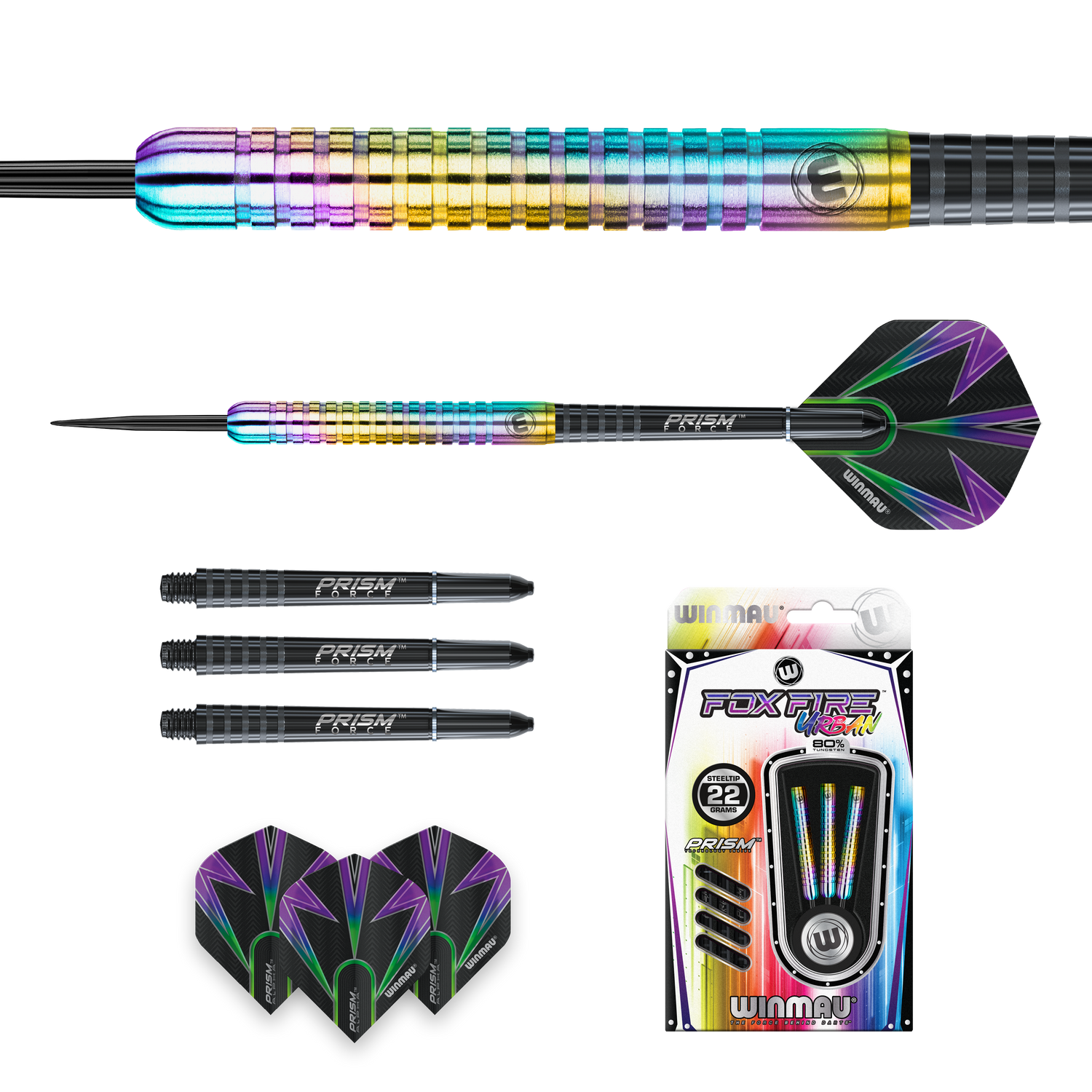 Winmau FoxFire Urban 22g 80% tungsten