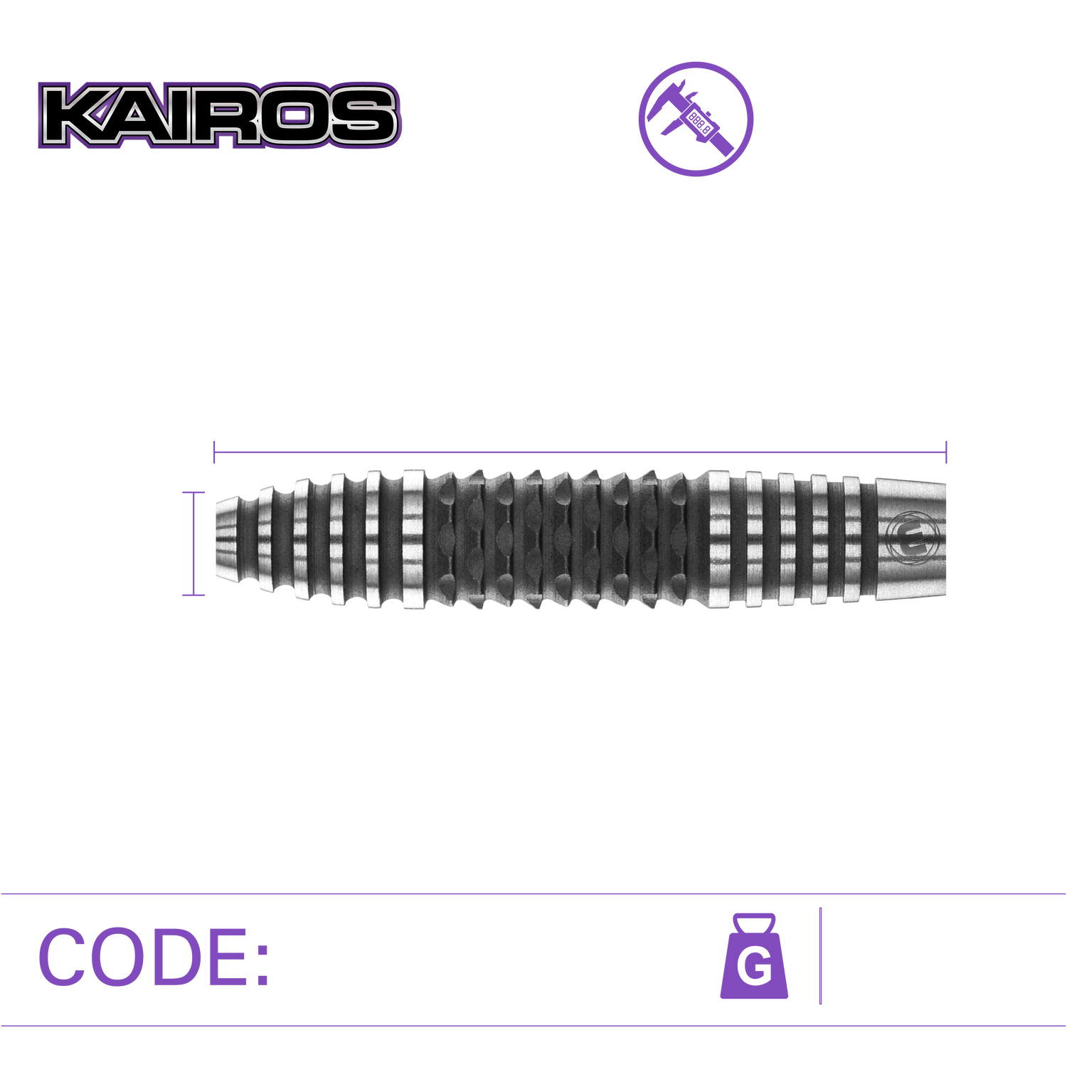 Winmau Kairos 21g 90% tungsten