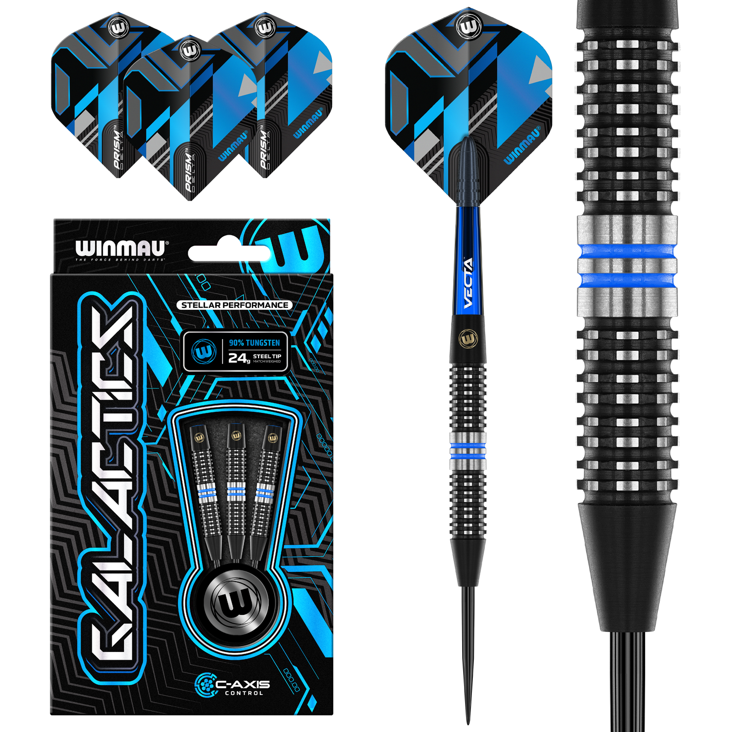 Winmau Galactics 24g 90% tungsten