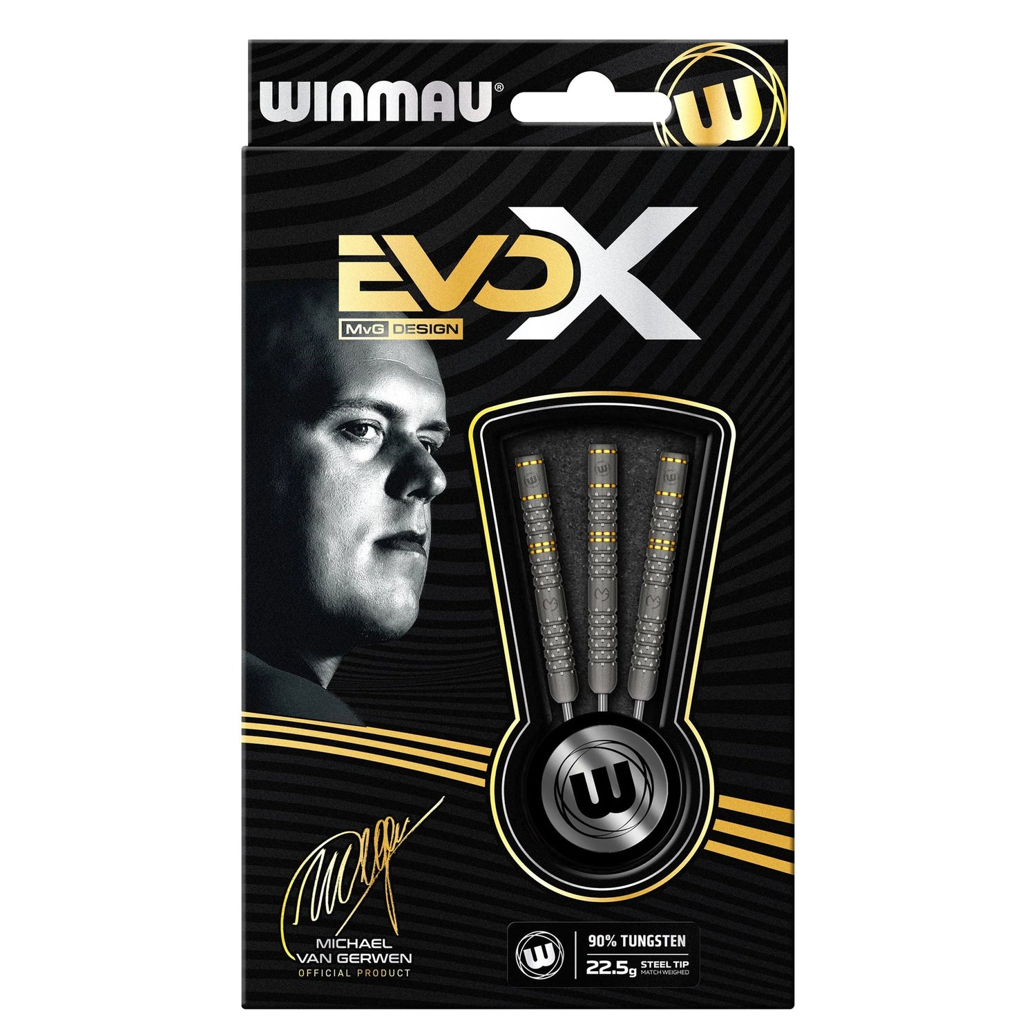 Winmau MvG Trilogy 21.5g 90% Tungsten
