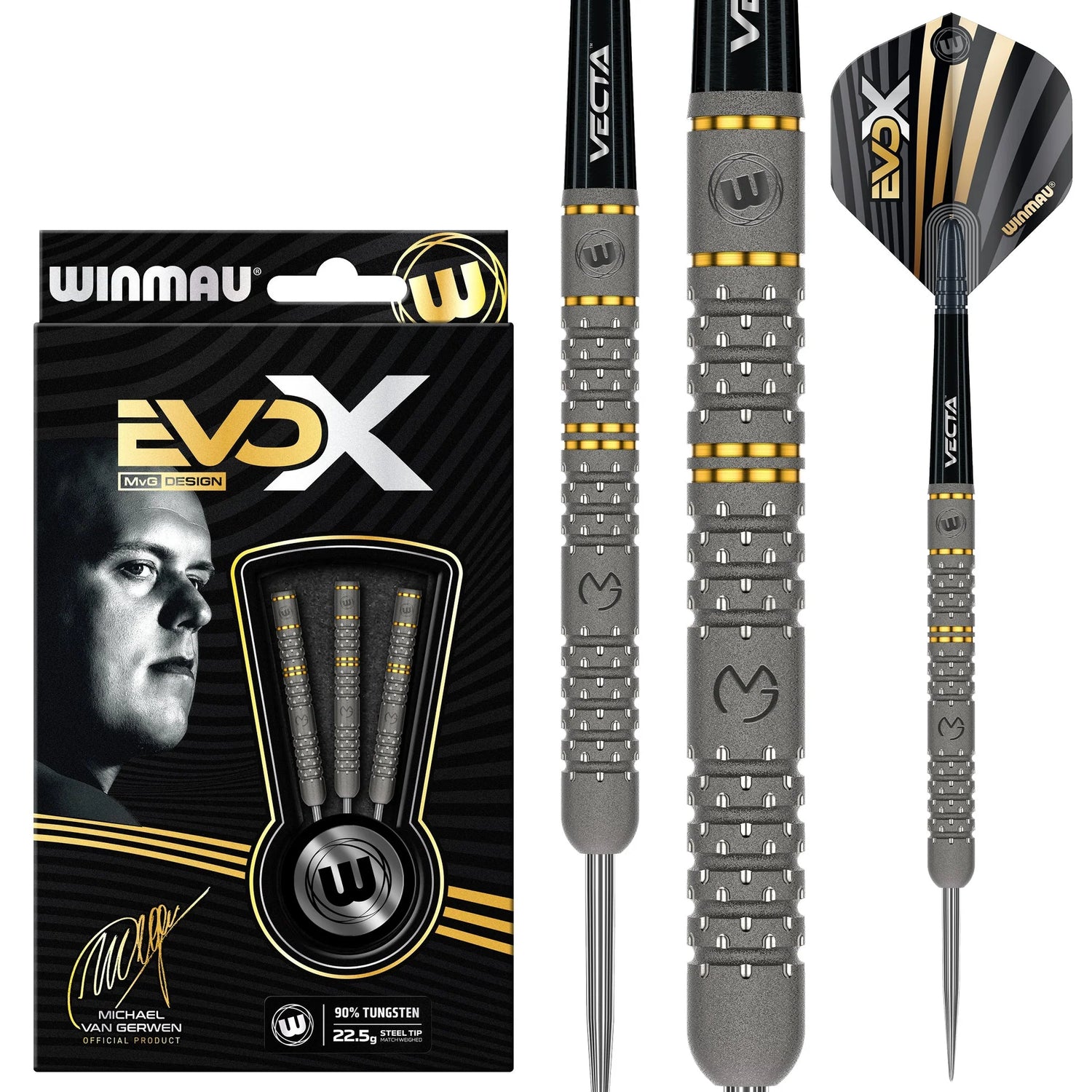 Winmau MvG Trilogy 21.5g 90% Tungsten