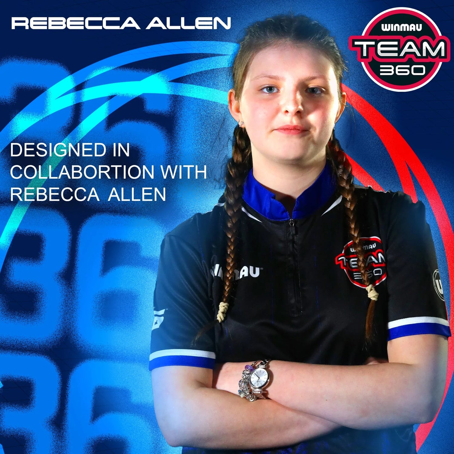 Winmau Team 360 Rebecca Allen 24g 90% Tungsten
