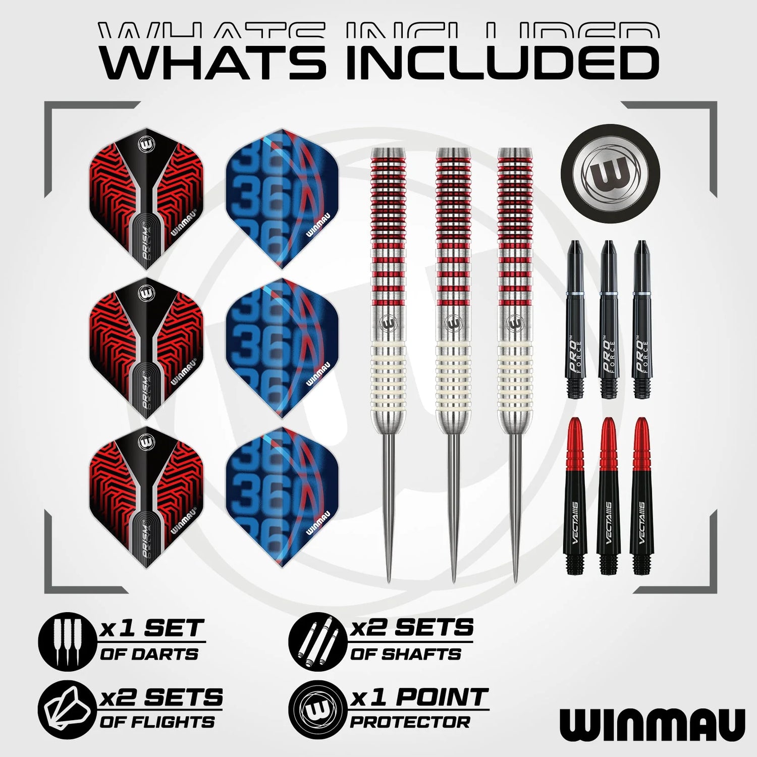Winmau Team 360 Jack Johnson 24g 90% Tungsten