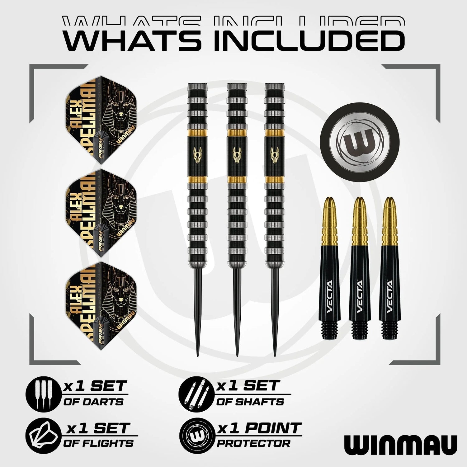 Winmau Alex Spellman 24g 90% tungsten
