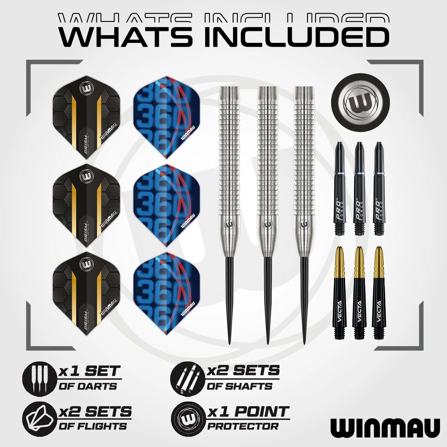 Winmau Team 360 Jack Nankervis 24g 90% Tungsten