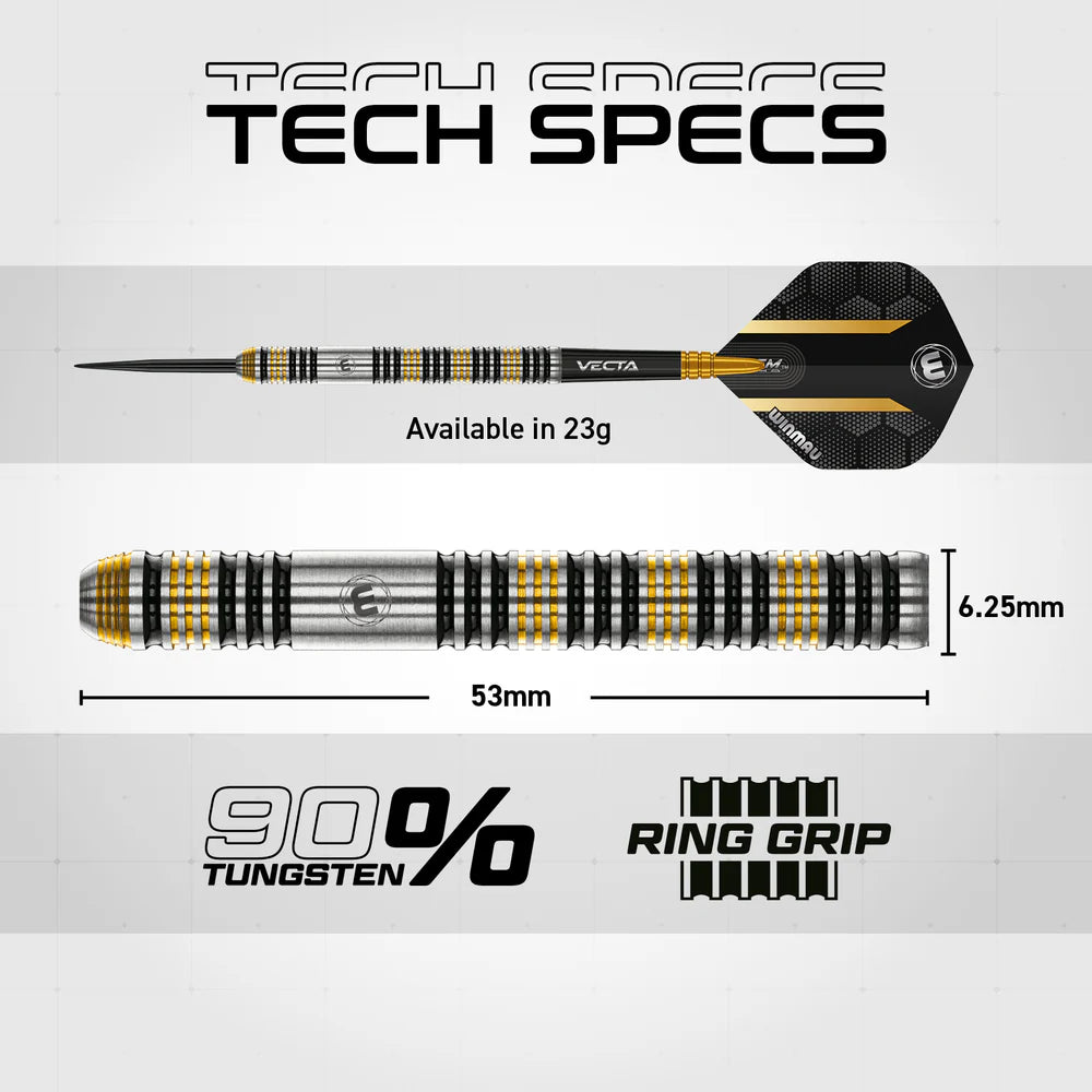 Winmau Team 360 Nicholai Bado 23g 90% Tungsten