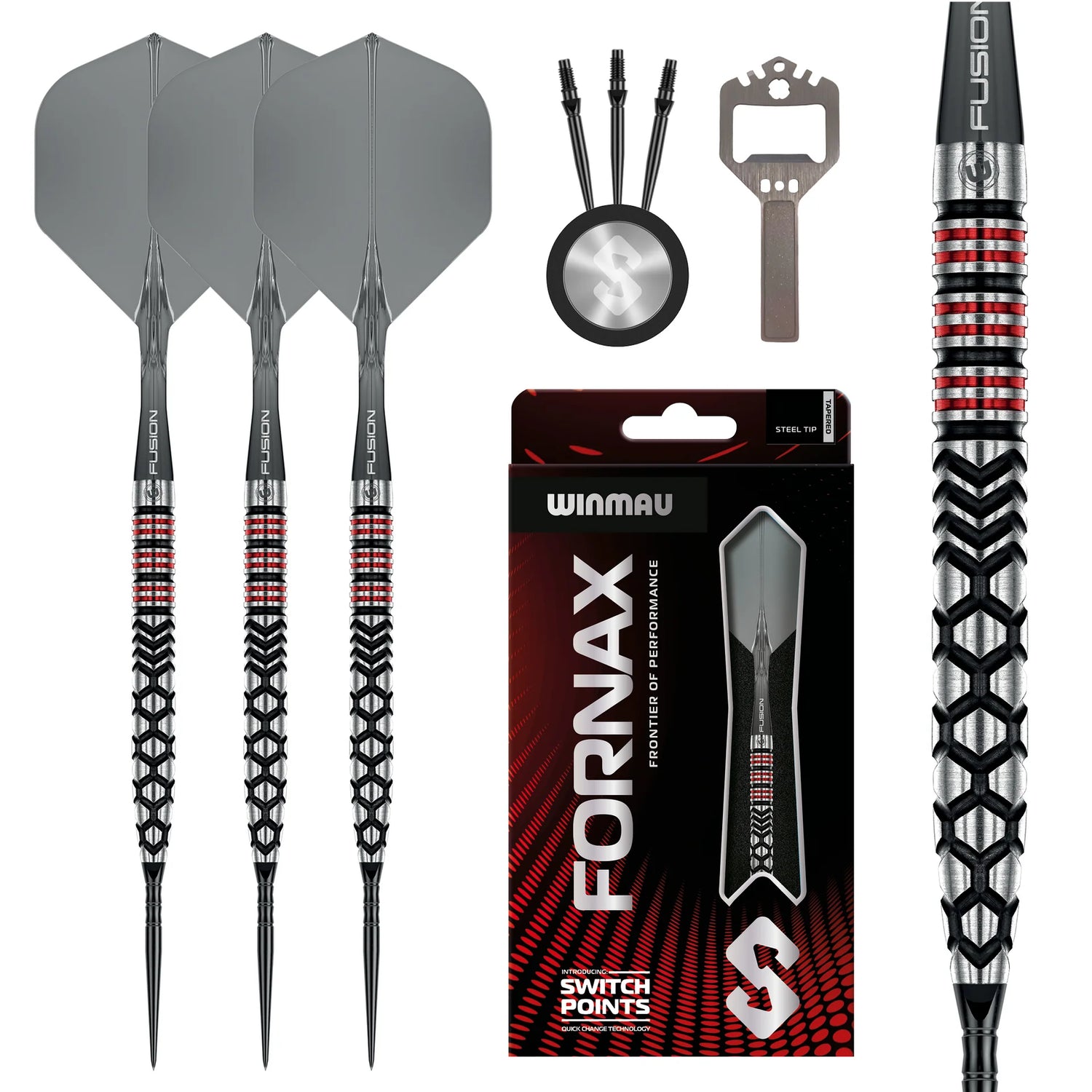 Winmau Fornax Switch Point Parallel 24g 90% Tungsten