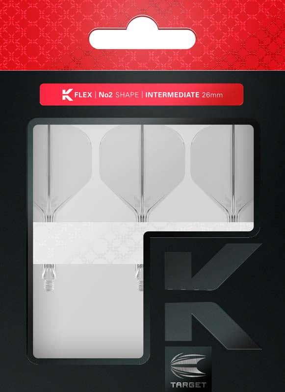 Target K-Flex No2 Intermediate kirkas - integroitu varsi ja sulka