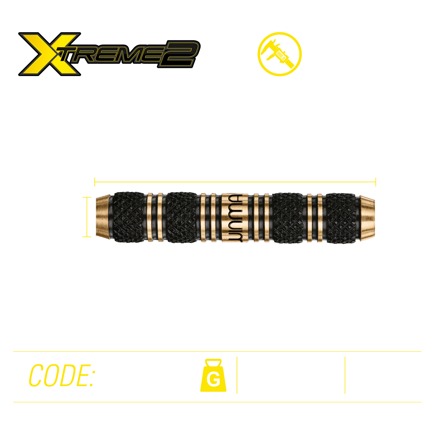 Soft Tip Winmau Xtreme2 18g darts tikat