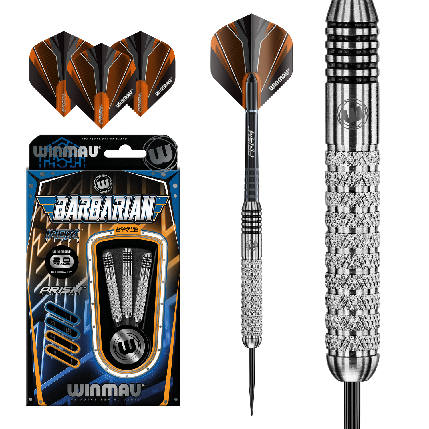 Winmau Barbarian darts 20g Inox Steel