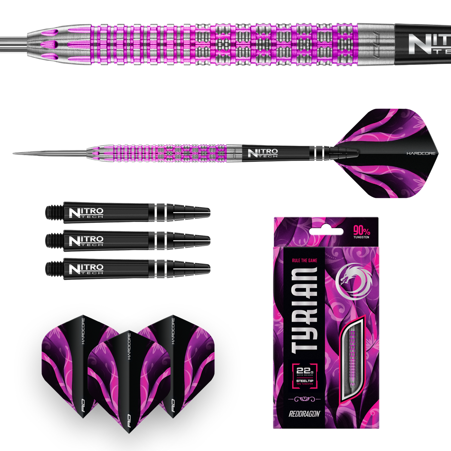 Red Dragon Tyrian 24g 90% Tungsten