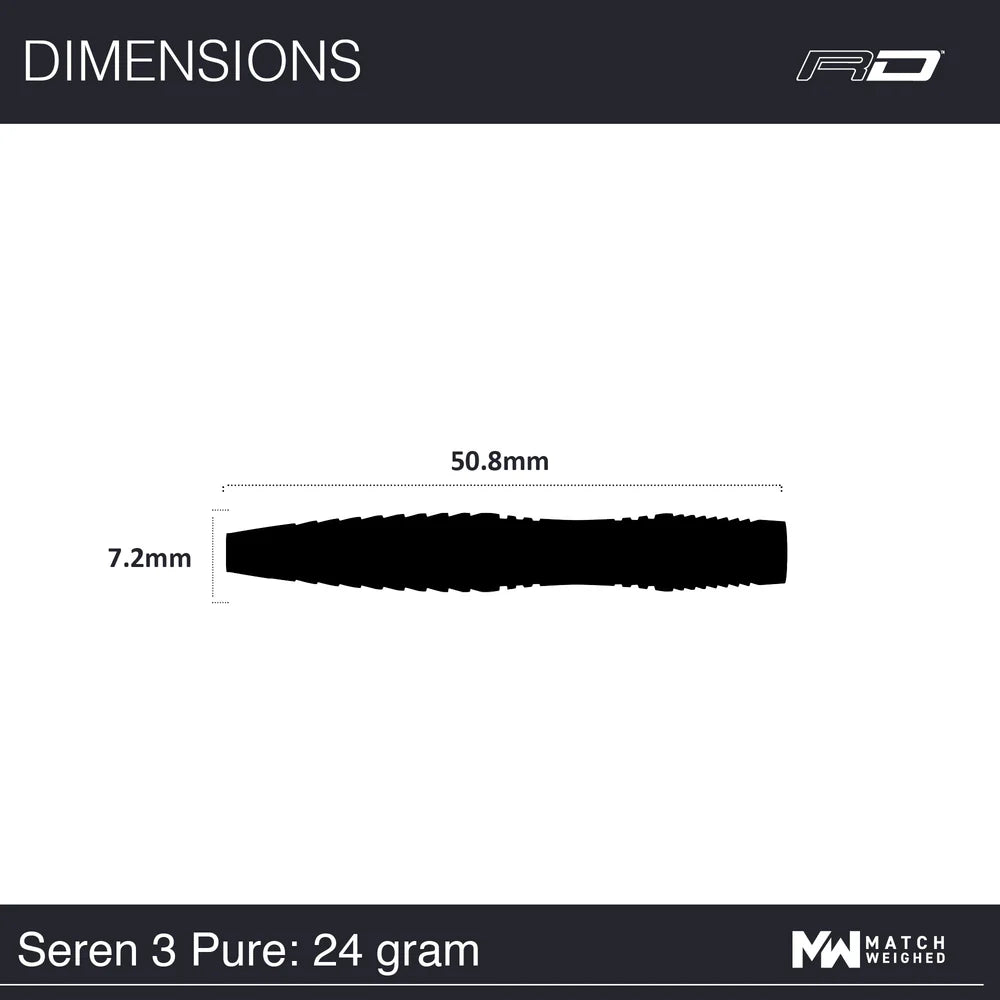 Red Dragon Seren Pure 3 24g 90% Tungsten