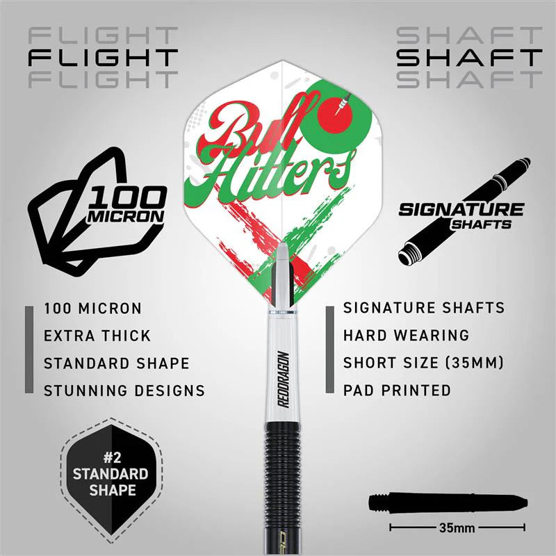 Red Dragon Bullhitters 23g 90% tungsten