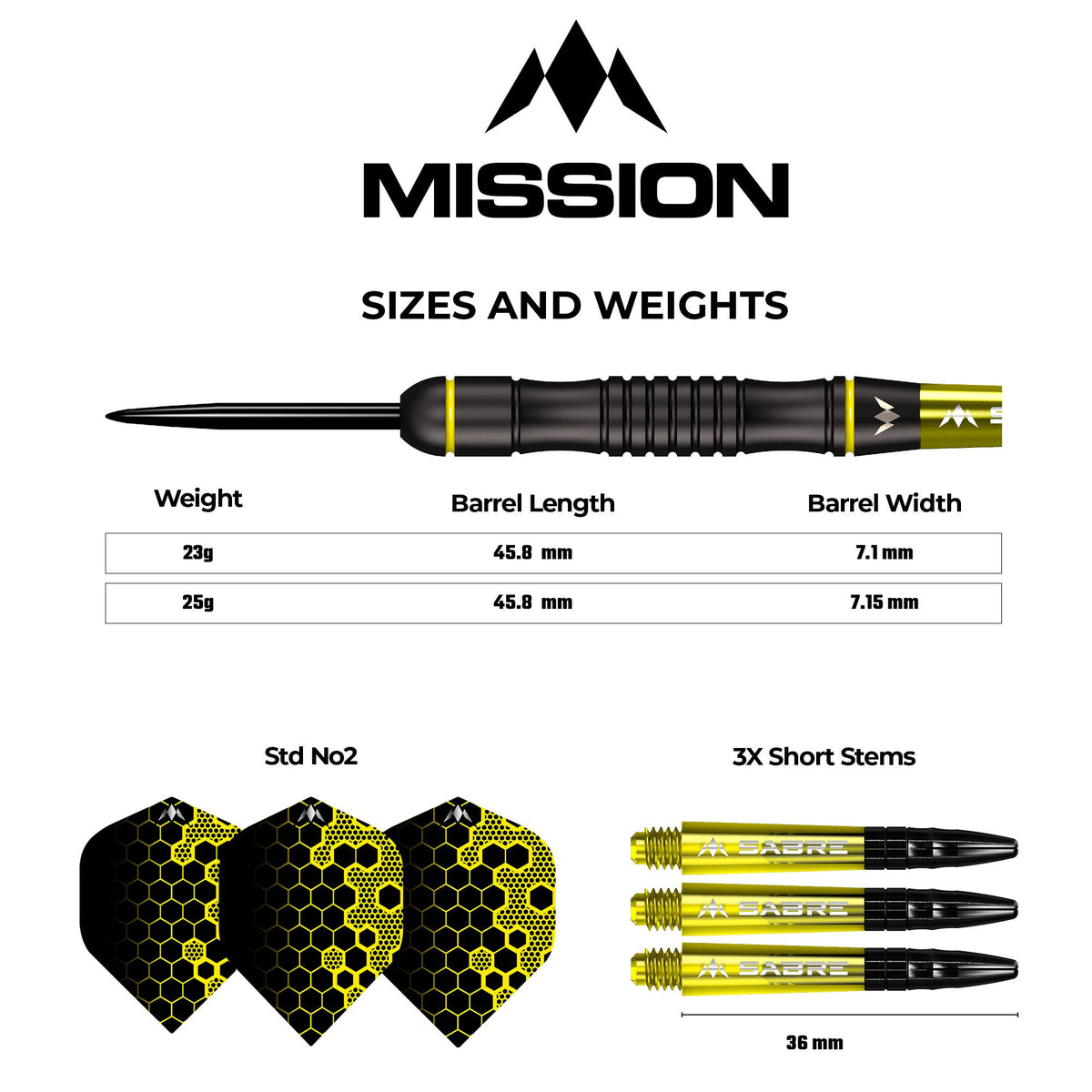 Mission Stephen Burton ”Bertie” 90 % tungsten-tikat – 23 g