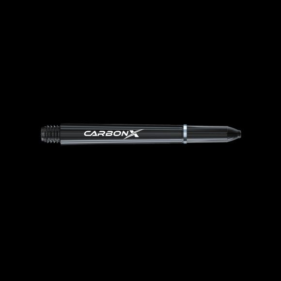 Winmau Carbon Fibre mustat varret 41mm