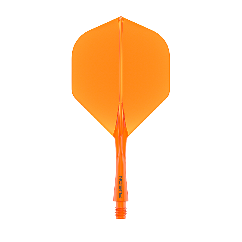 Winmau Fusion Short kirkas oranssi - integroitu varsi ja sulka