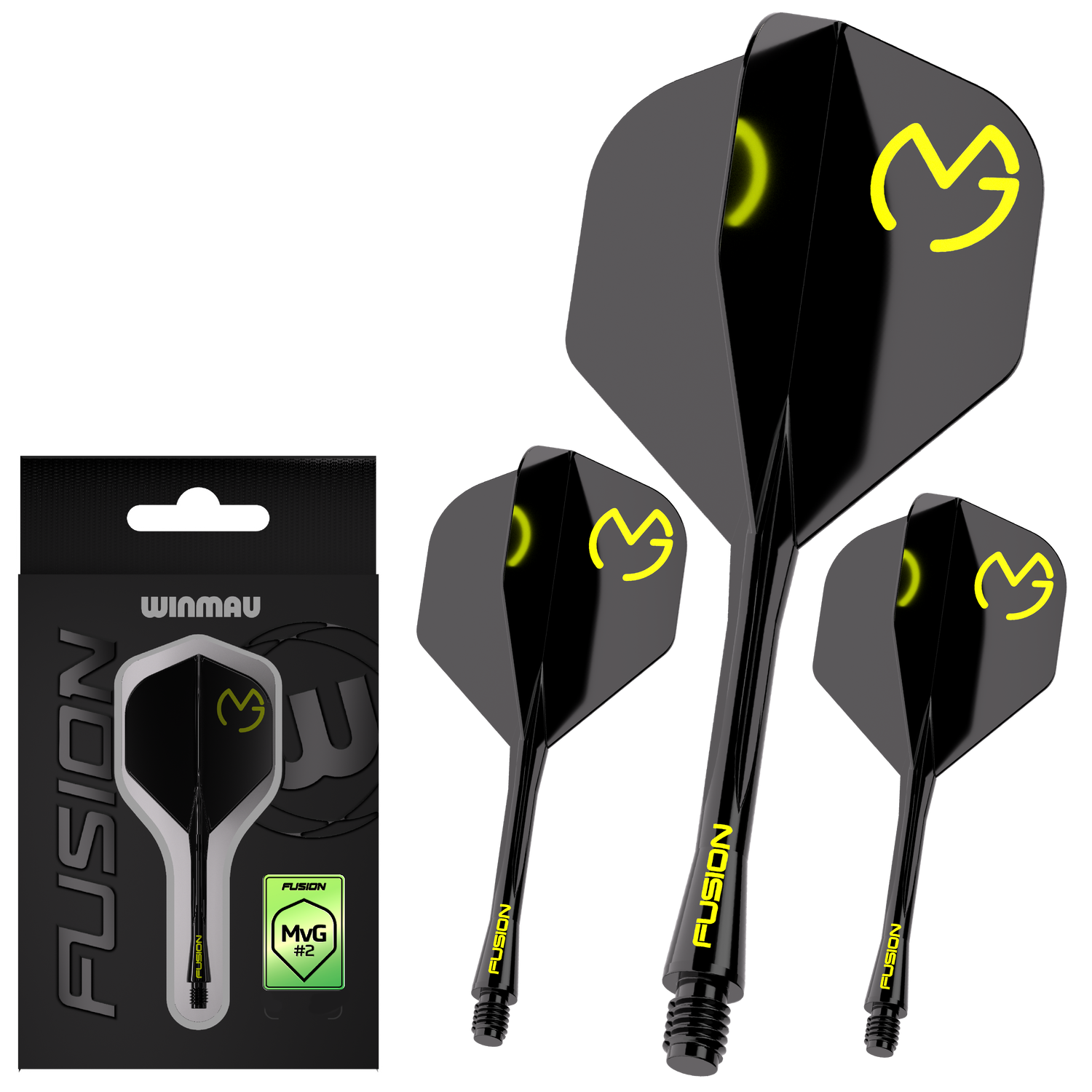 Winmau MvG Fusion - integroitu varsi ja sulka