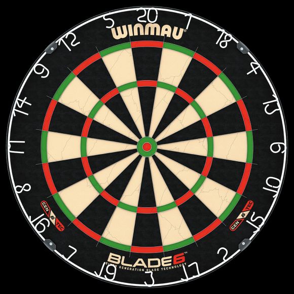 Winmau Blade 6 + Bull's Lumo 2 valo ja surround – paketti