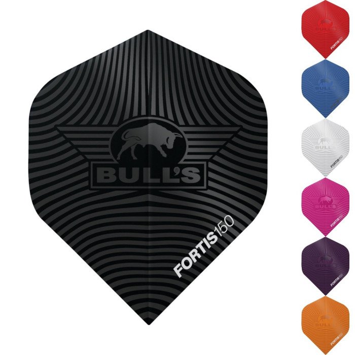 Bull's Powerflite No.2 Standard darts-sulat, musta