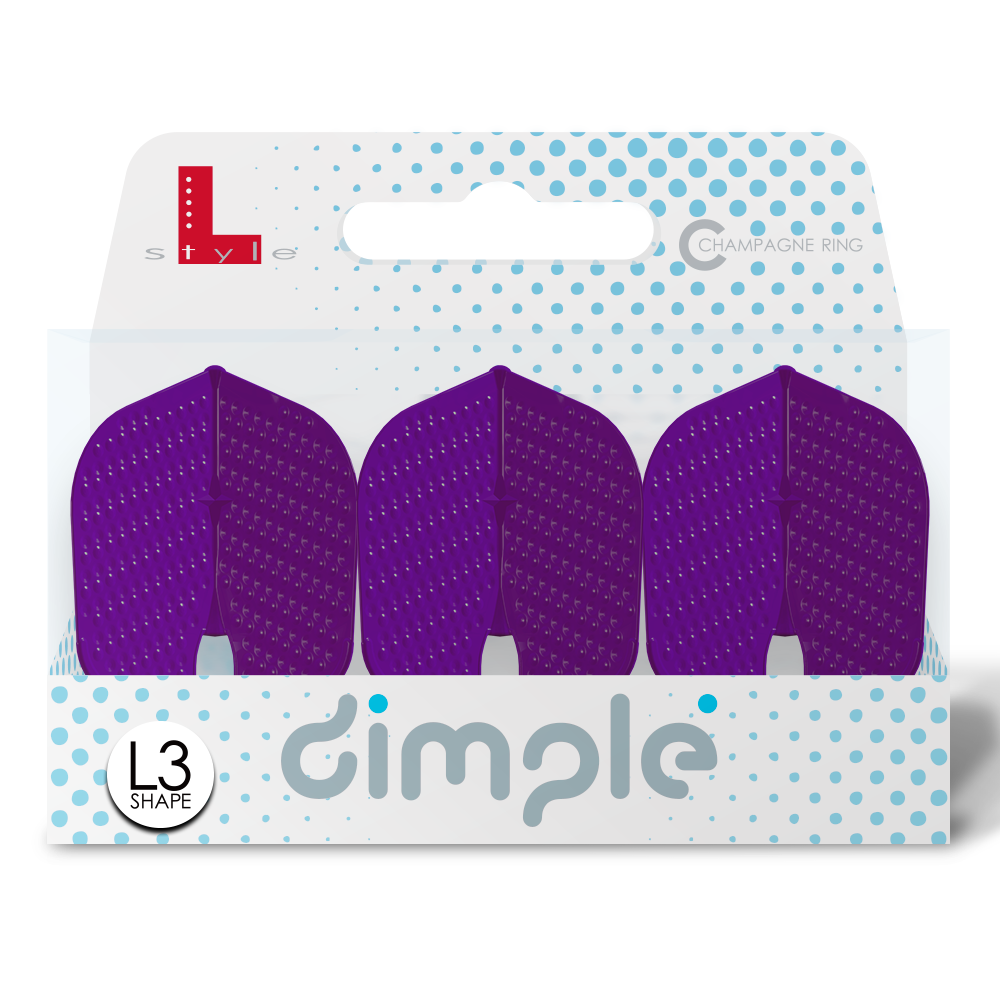 L-Style L3D PRO Dimple Shape Deep Purple