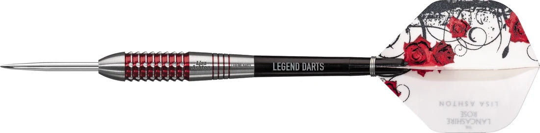 Legend Darts Lisa Ashton The Lancashire Rose Electro Red 23 g 90 % tungsten darts-tikat