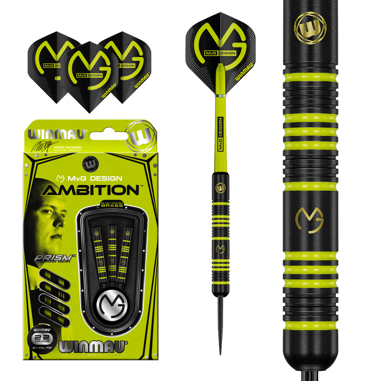 Winmau MvG Ambition 22g