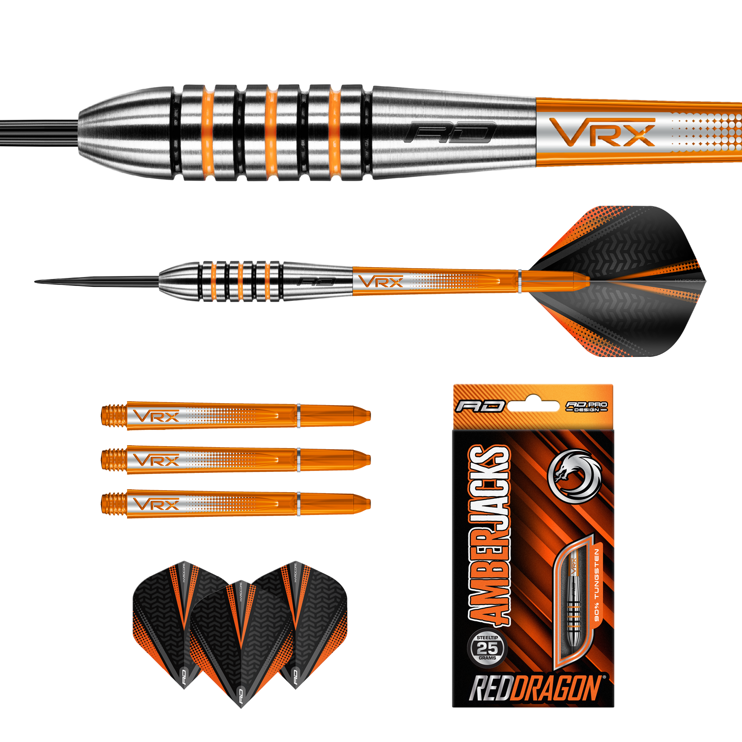 Red Dragon Amberjack 15 25g 90% Tungsten