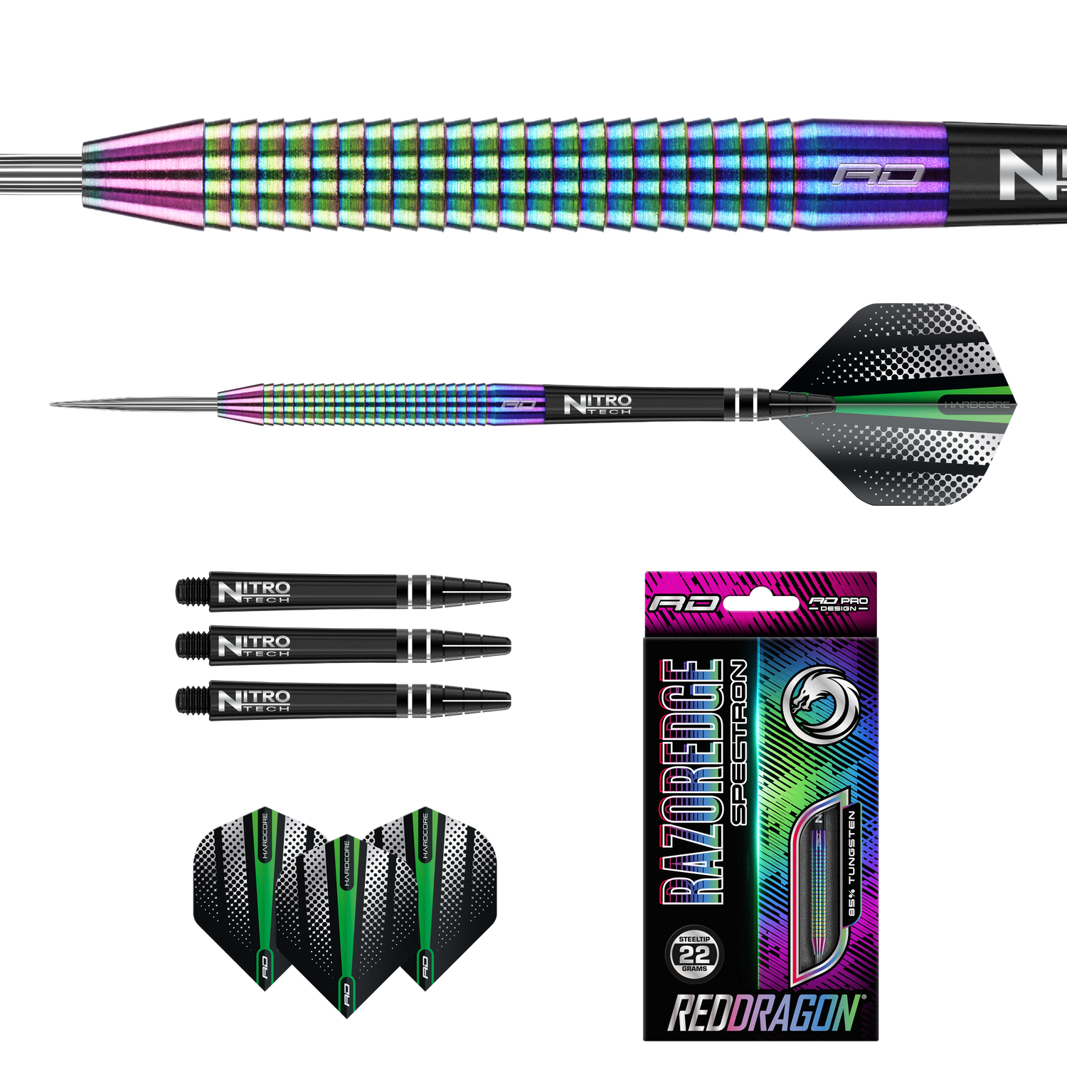 Red Dragon Razoredge Spectron 22g 85% Tungsten