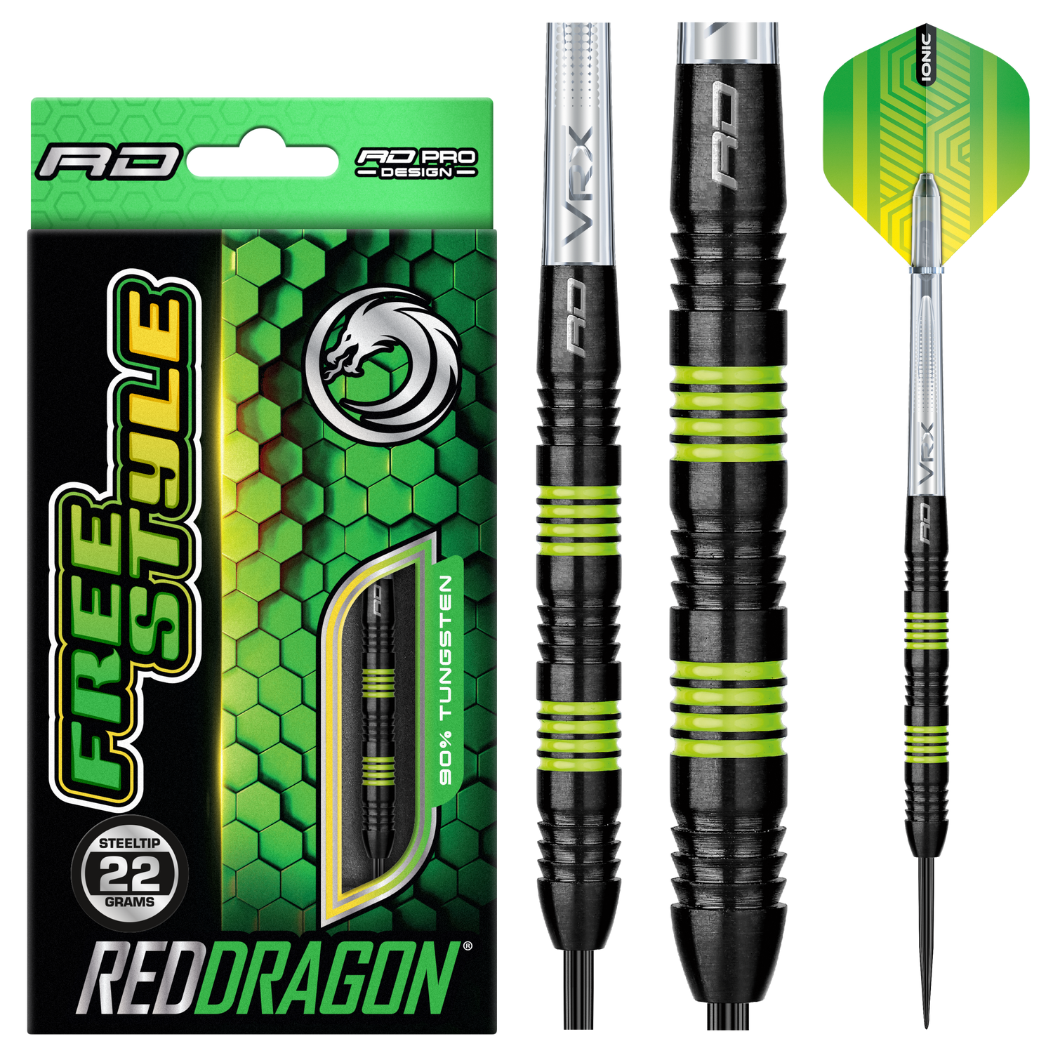 Red Dragon Freestyle 22g 90% Tungsten