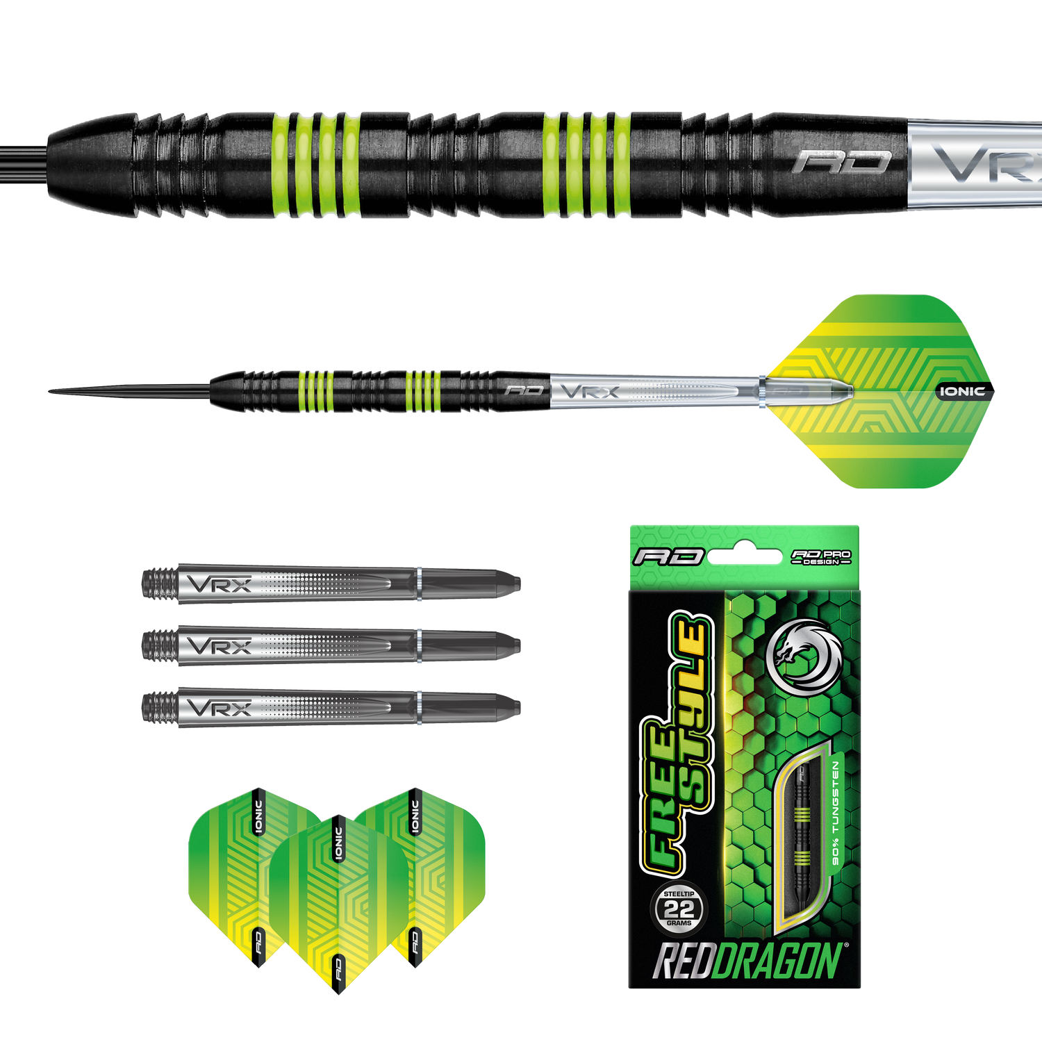 Red Dragon Freestyle 22g 90% Tungsten