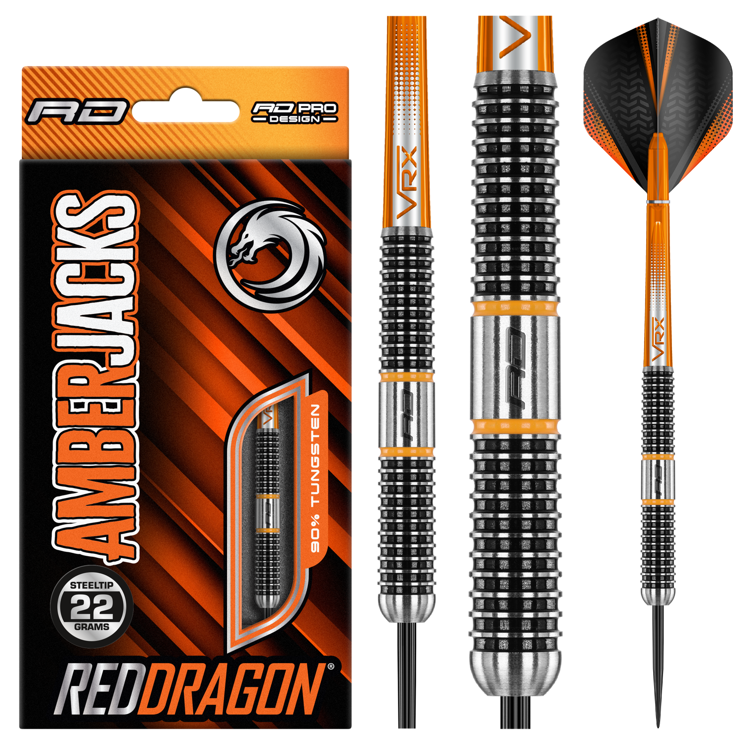 Red Dragon Amberjack 18 22g v3 90% Tungsten