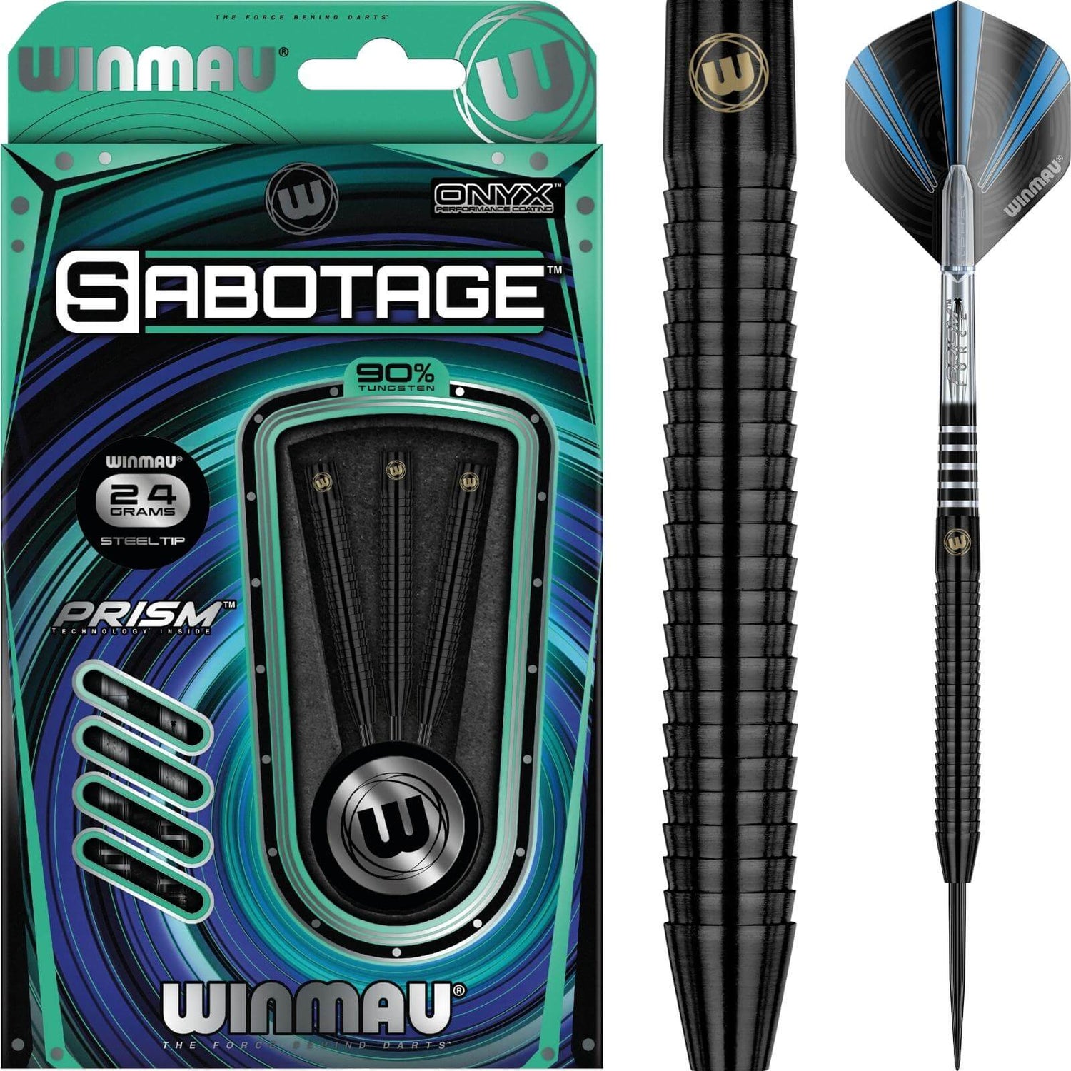 Winmau Sabotage 22g 90% tungsten