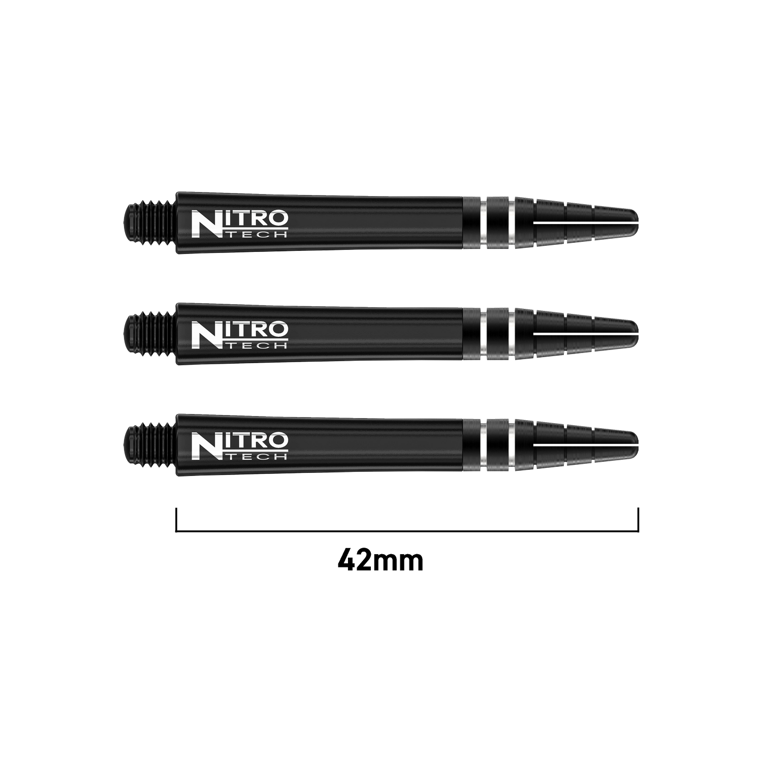 Red Dragon Nitrotech black stems 42mm
