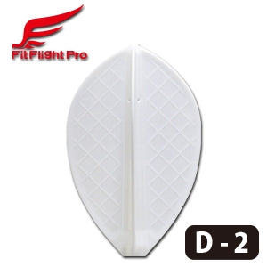 Cosmo Darts Fit Flight D-2 valkoiset sulat 574518