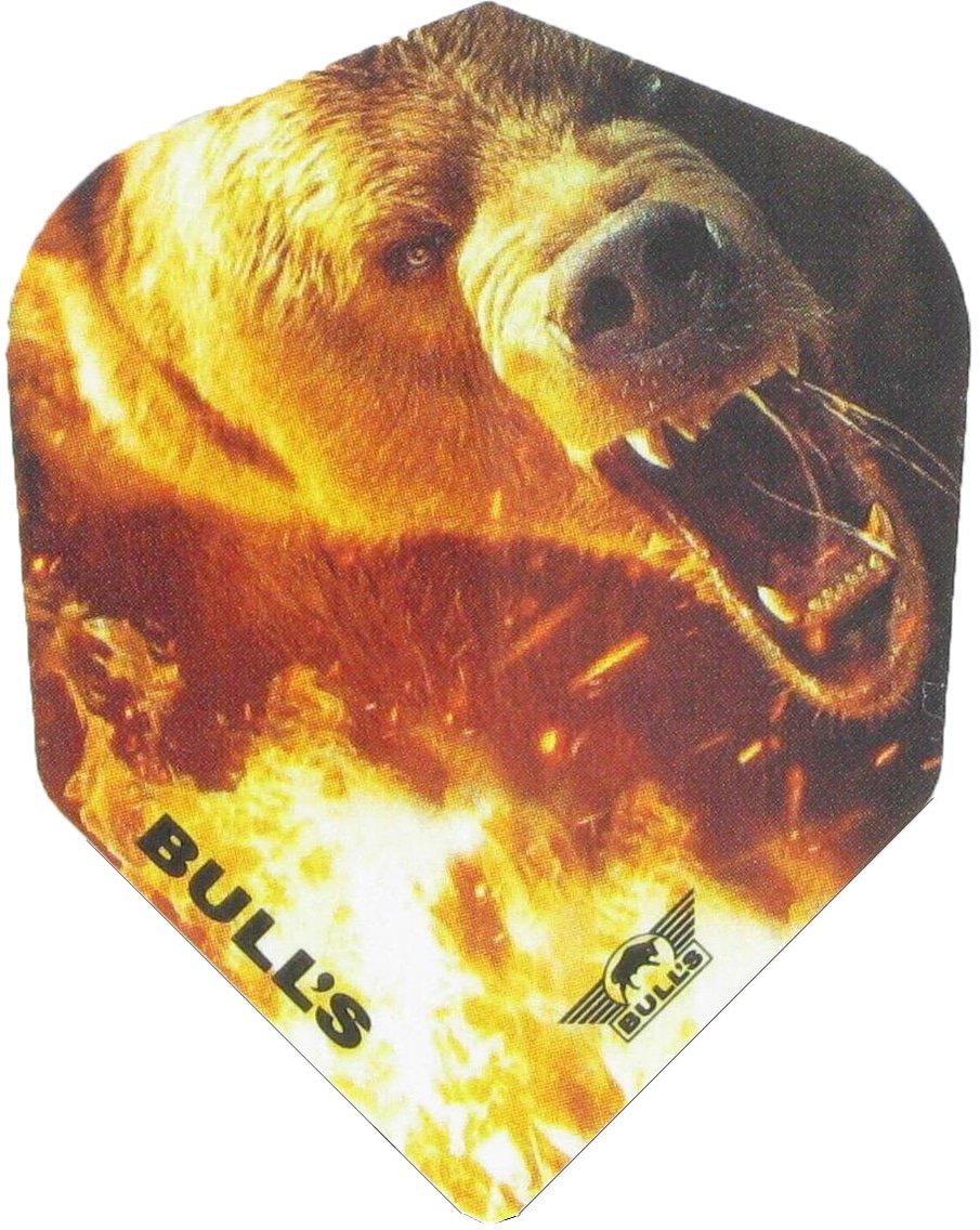 Bull's Animal 100 Bear No. 6 – darts-sulat (3 kpl)