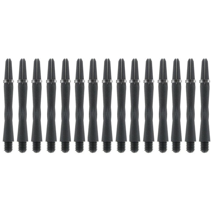 Bull's Carboni 5-Pack -darts-varret, musta