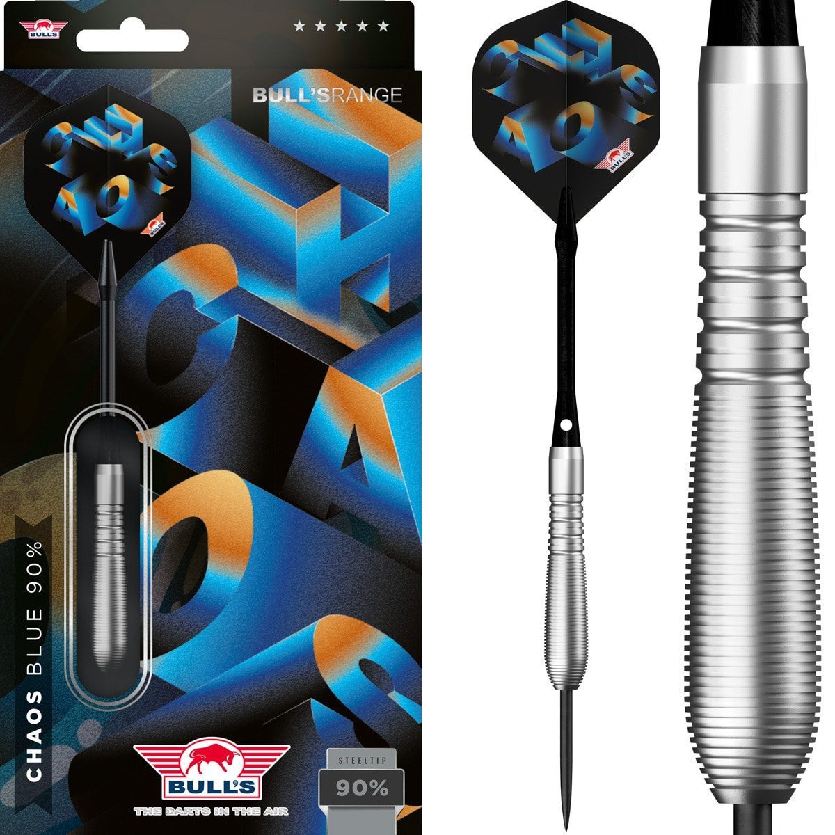 Bull's Chaos Blue 90 % tungsten-tikat – 21 g