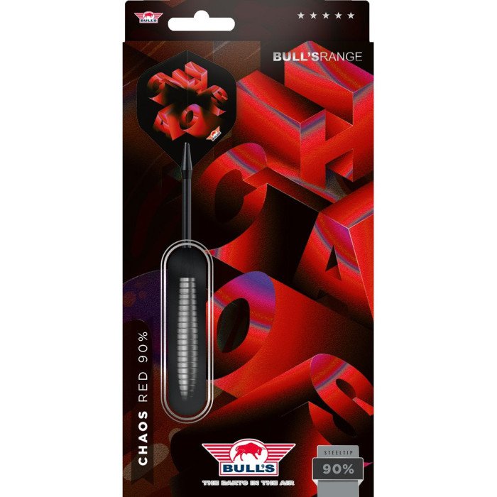 Bull's Chaos Red 90% tungsten 24g darts tikat