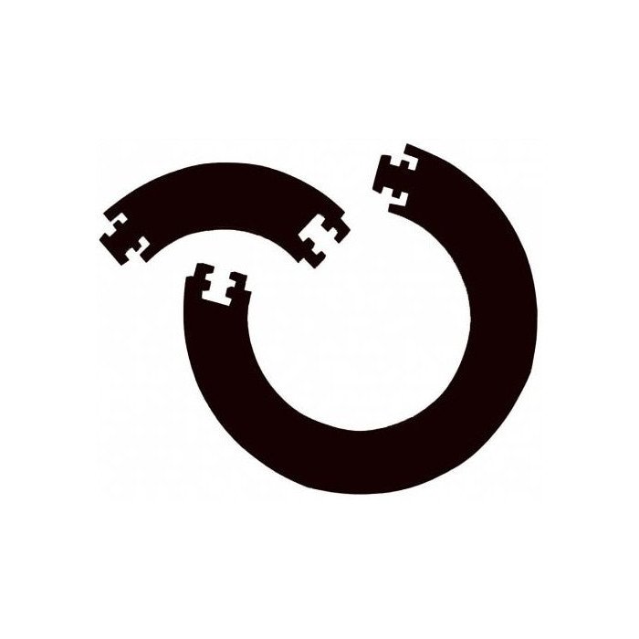 Bull's Guards Darts taulun ympärille suoja - 4 osainen musta