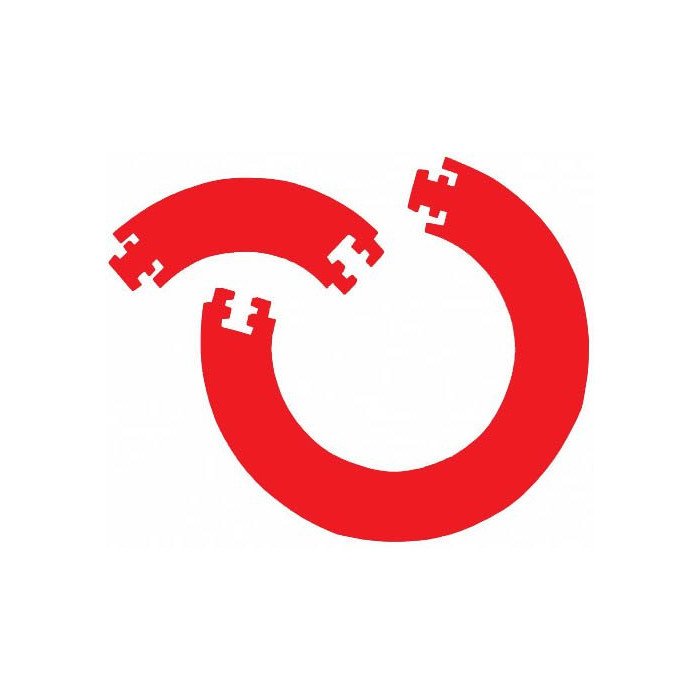 Bull's Guards Darts board protector - 4 pieces red