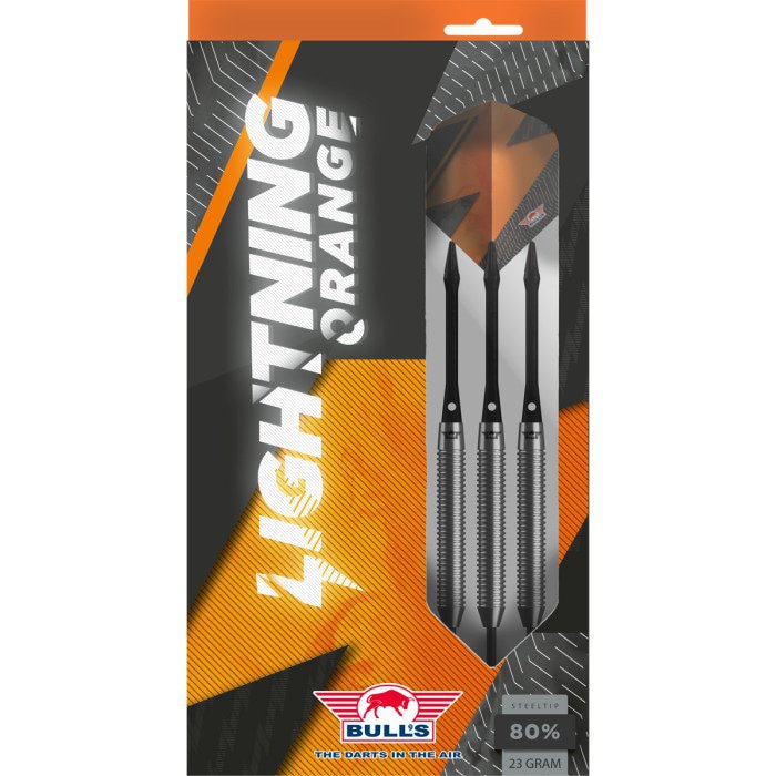 Bull's Lightning Orange 80% tungsten 21g darts tikat