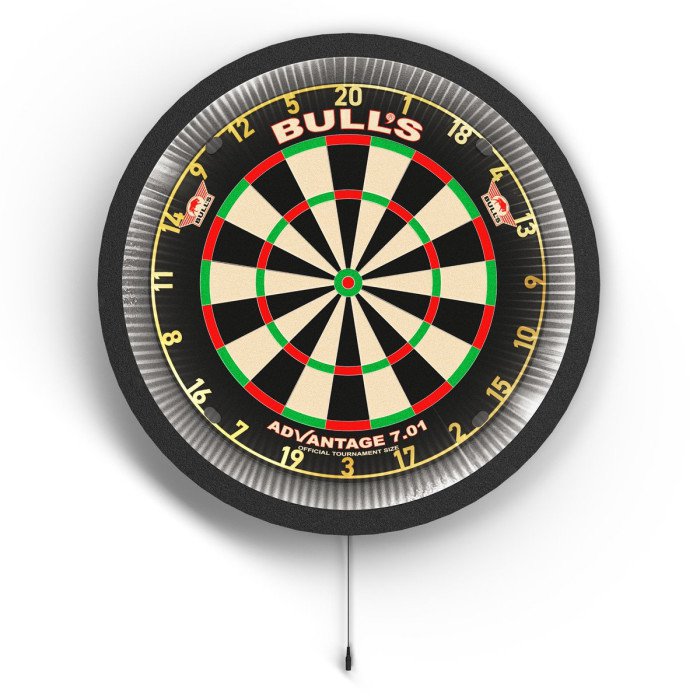 Bull's 701 Advantage taulu + Lumo 2 - surround valolla - Premium setti