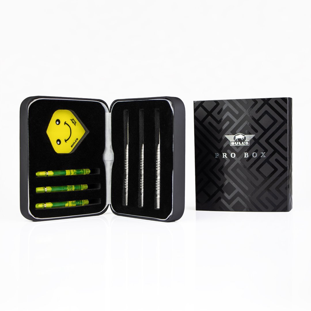 Bull's Pro Box – musta, pienikokoinen darts-kotelo